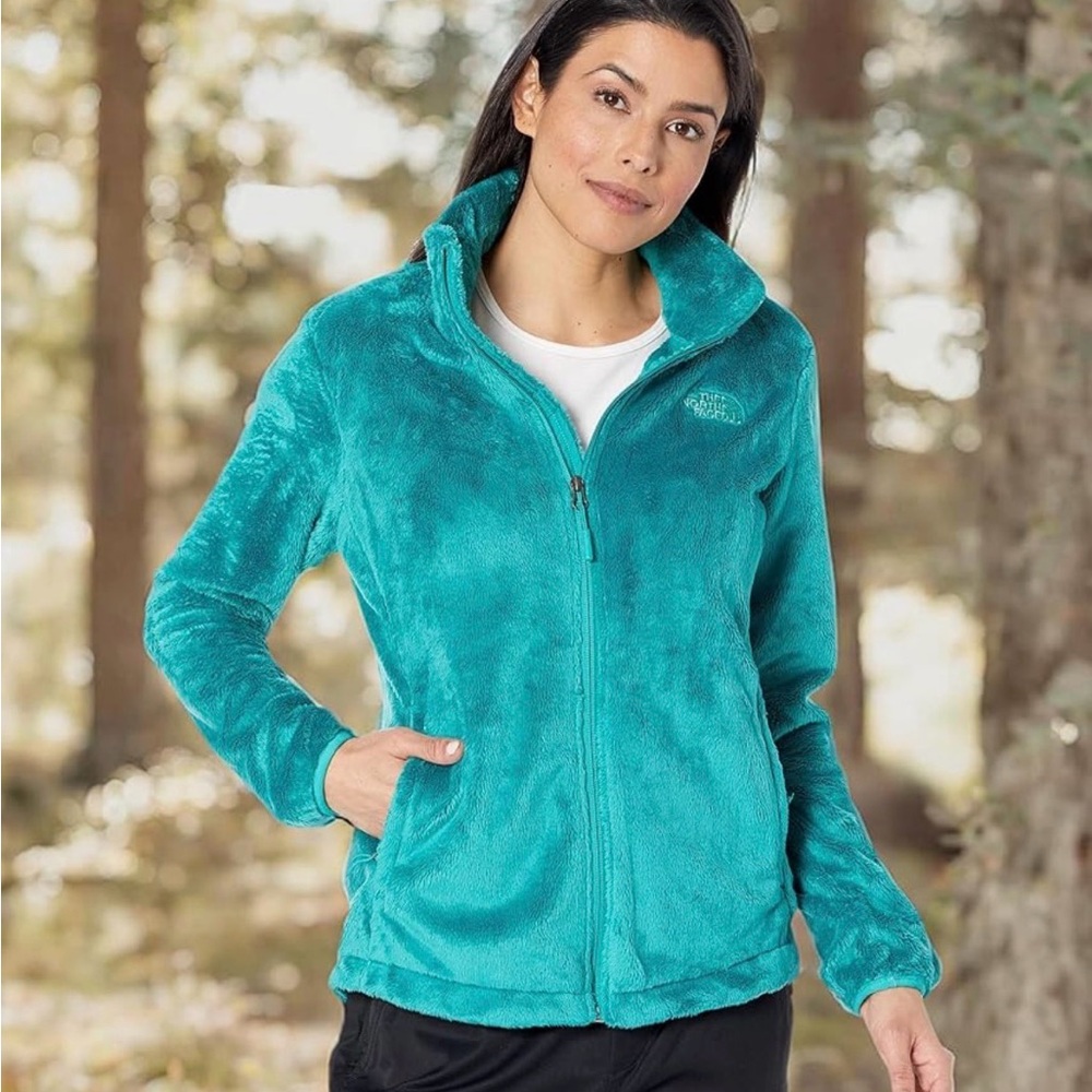 The North Face Teal Full-Zip Fleece Jacket - Women